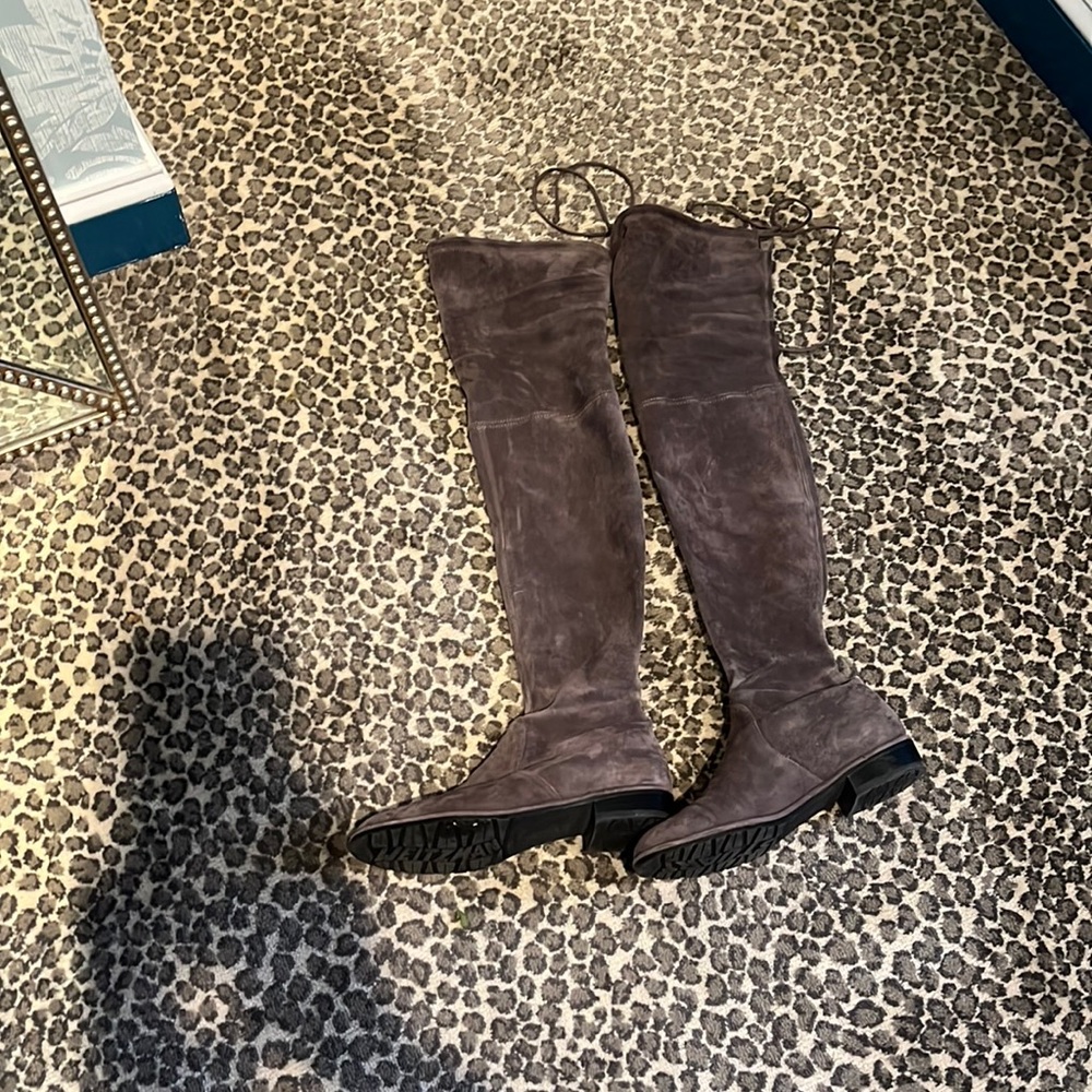 Stuart Weitzman Lowland Boots. Grey. 6 - image 1